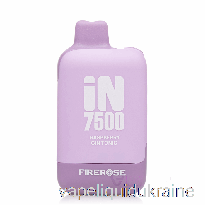Vape Liquid Ukraine Firerose IN7500 Disposable Raspberry Gin Tonic